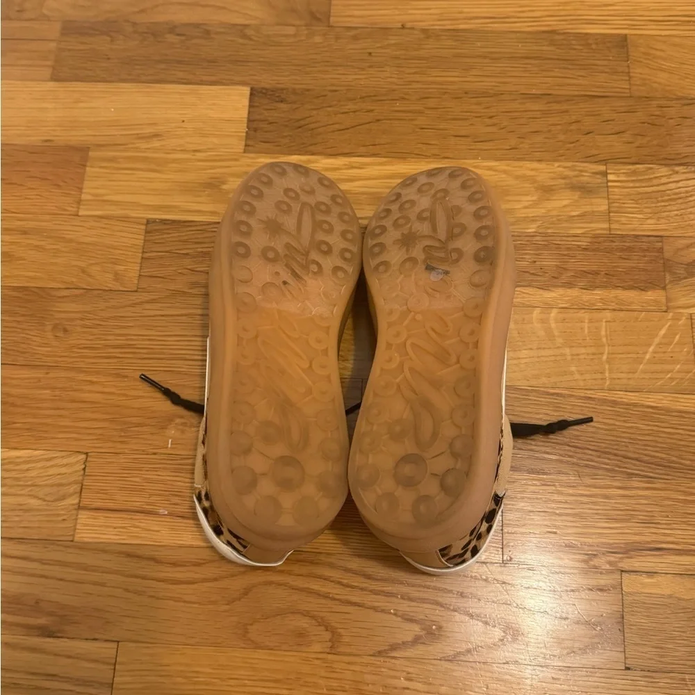 MI.IM Destiny Leopard Print Sneakers Animal 9 Shoes Casual Brown‎ Black Leather